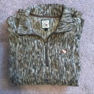 Macks Prairie Wings 1/4 Zip Fleece Bottomland Camo